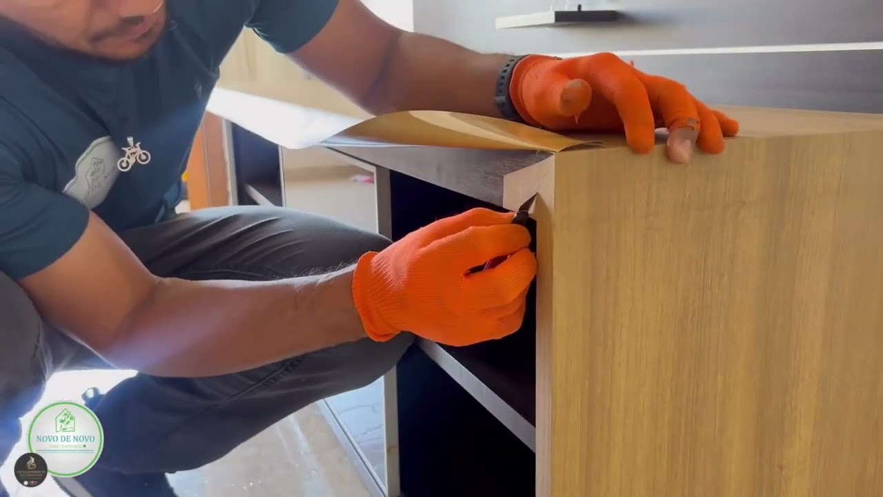 Transformei Meu Rack e Painel da TV com Envelopamento Decorativo