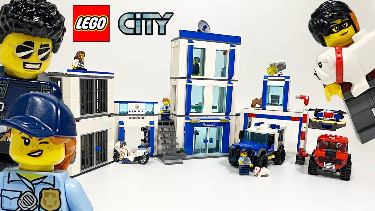 LEGO City Police Station 👮60246 Speed Build and Review