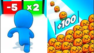 Count Masters Vs Food Run 😉😝😜 Walkthrough All New Max Update Mobile Tiktok Gameplay GF5237