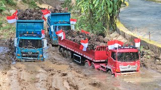 RC truck hauling palm oil – Indonesian Independence Day