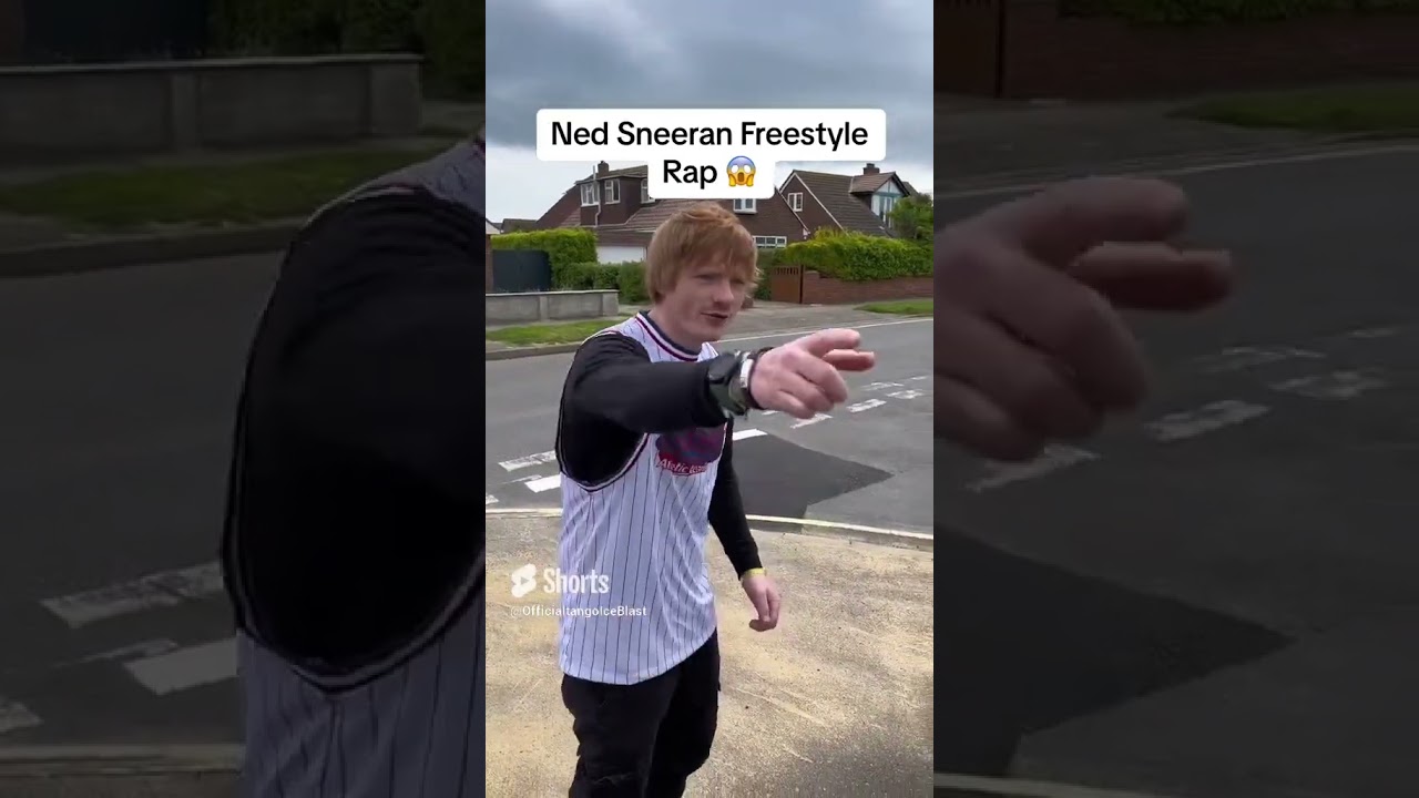 Ned Sneeran freestyle rap 🤩 