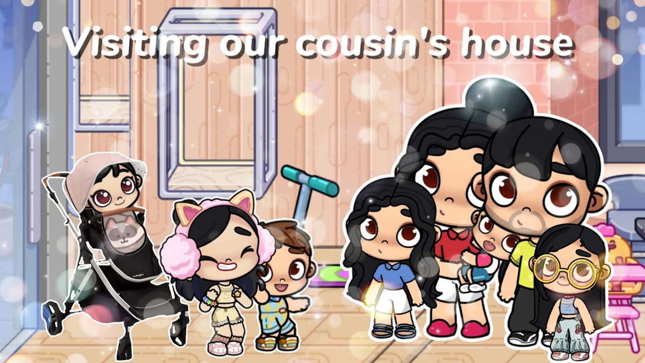 Visiting our cousin's house🏡 l Voiced🔊 l Avatar World l The Brinz Fam
