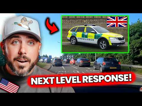 UK Ambulance Tears Through Rush Hour | Huge Culture Shock 😱