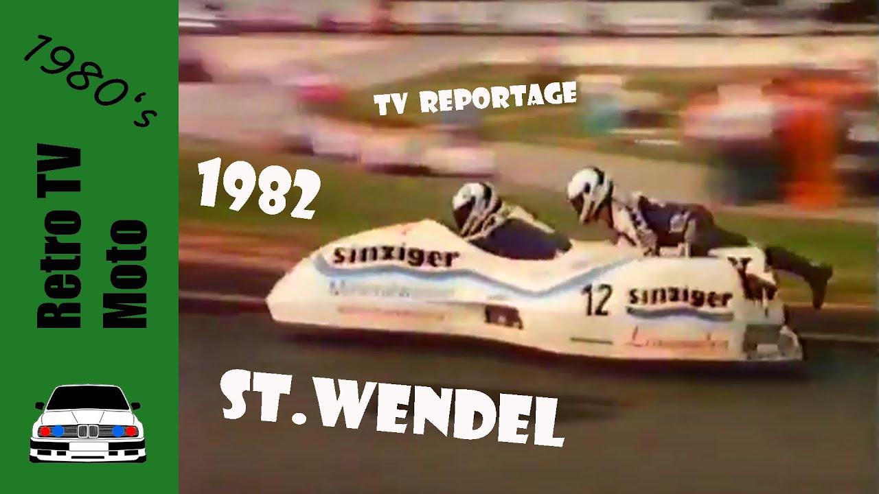 Motorrad Rennen St. Wendel 1982 | Retro TV SR Report | ADAC Nostalgie IDM Stadtrundkurs Yamaha