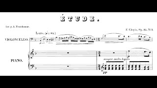 Chopin/Glazunov, Franchomme: Etude Op.25 No.7 (Gabetta/Chamayou, Weilerstein/Barnatan)