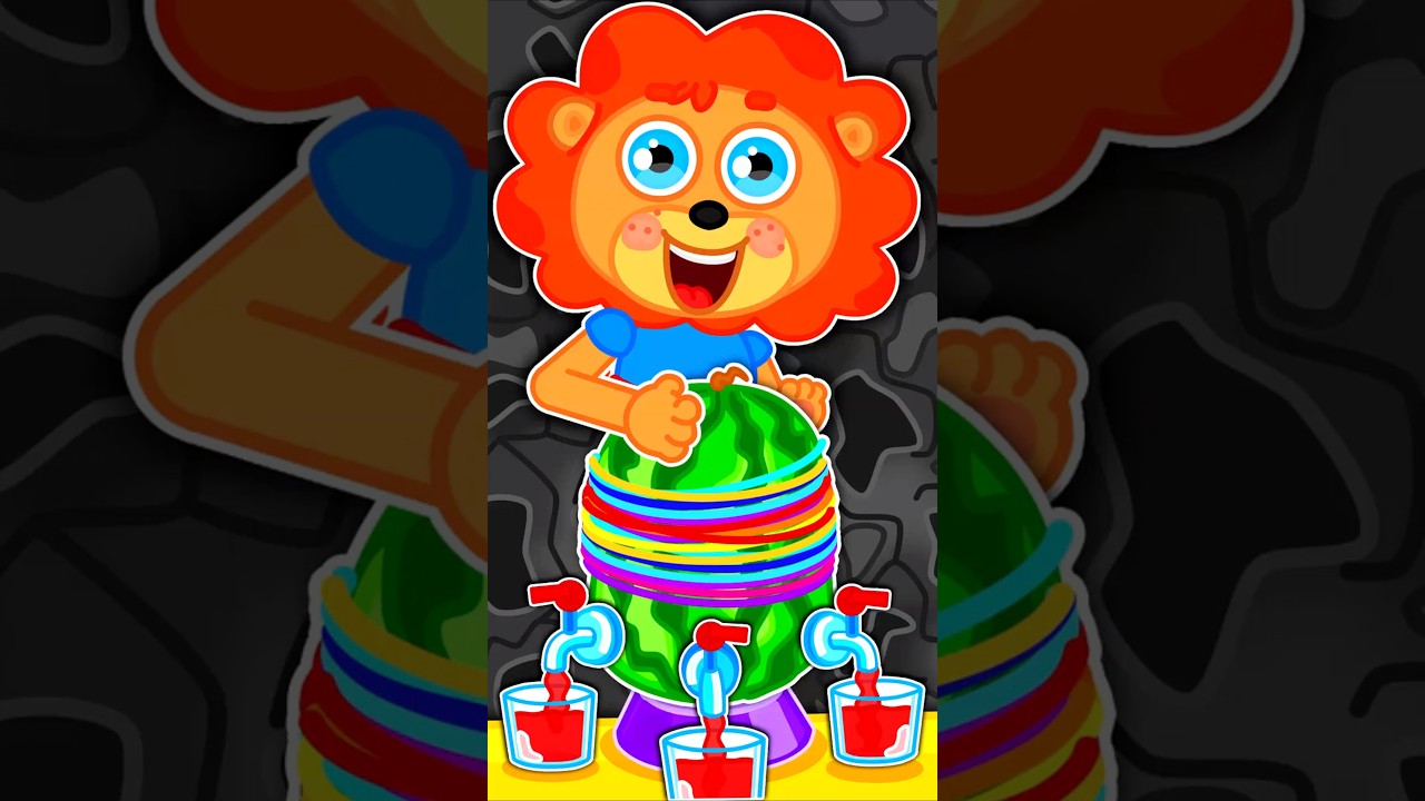 Маша и Леопольд. Арбузный сок - Песенка для малышей #4 - Мультик для детей