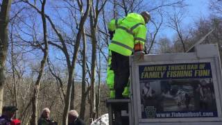 Trout stocking of Wissahickon Creek