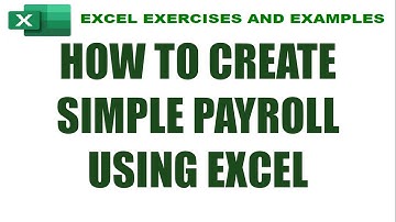How to Create Simple Payroll Using Excel | Excel Exercises and Examples |Tutorial | Filipino Tagalog