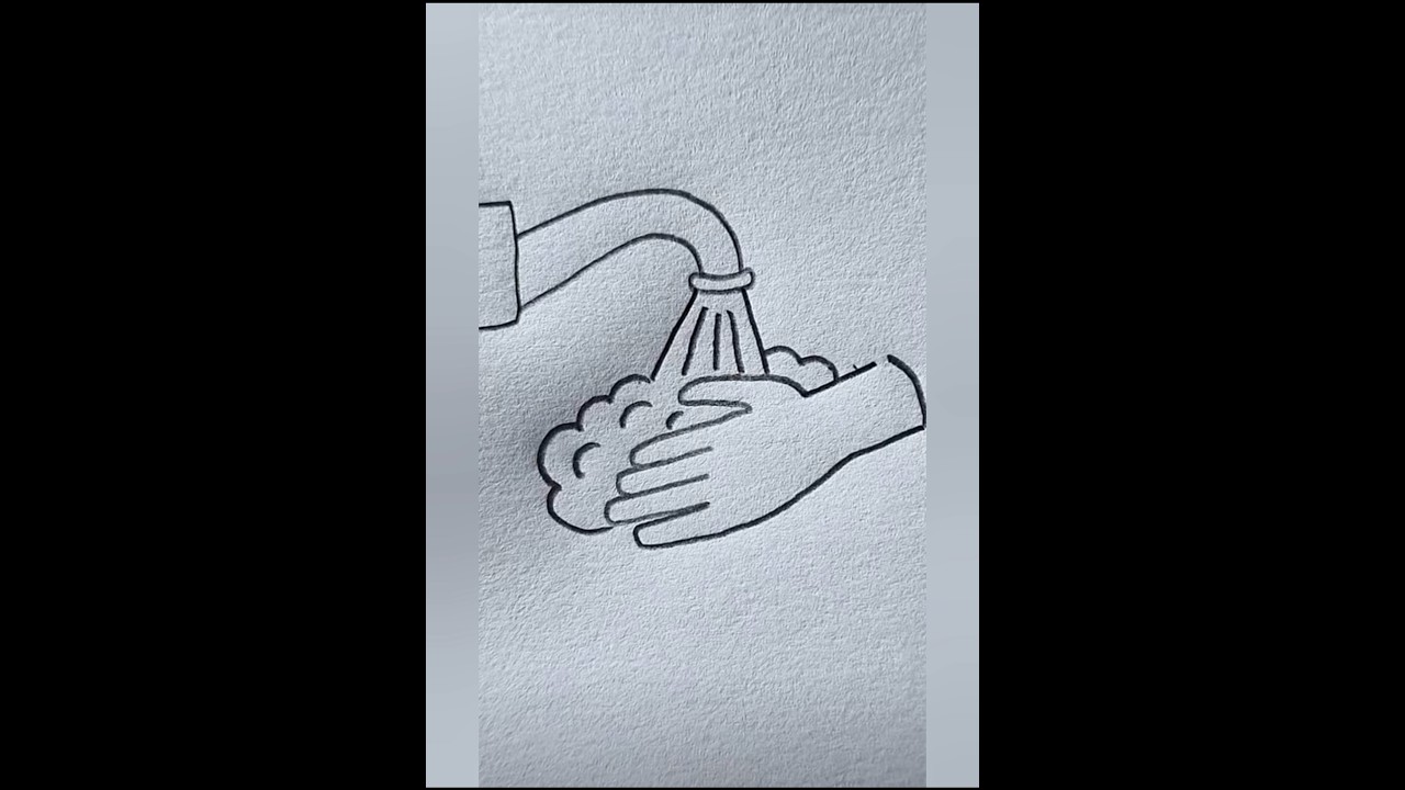 Clean hands drawing 