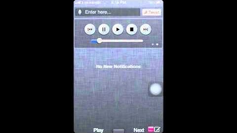 Top 5 Music widgets for Notification Center of 2012