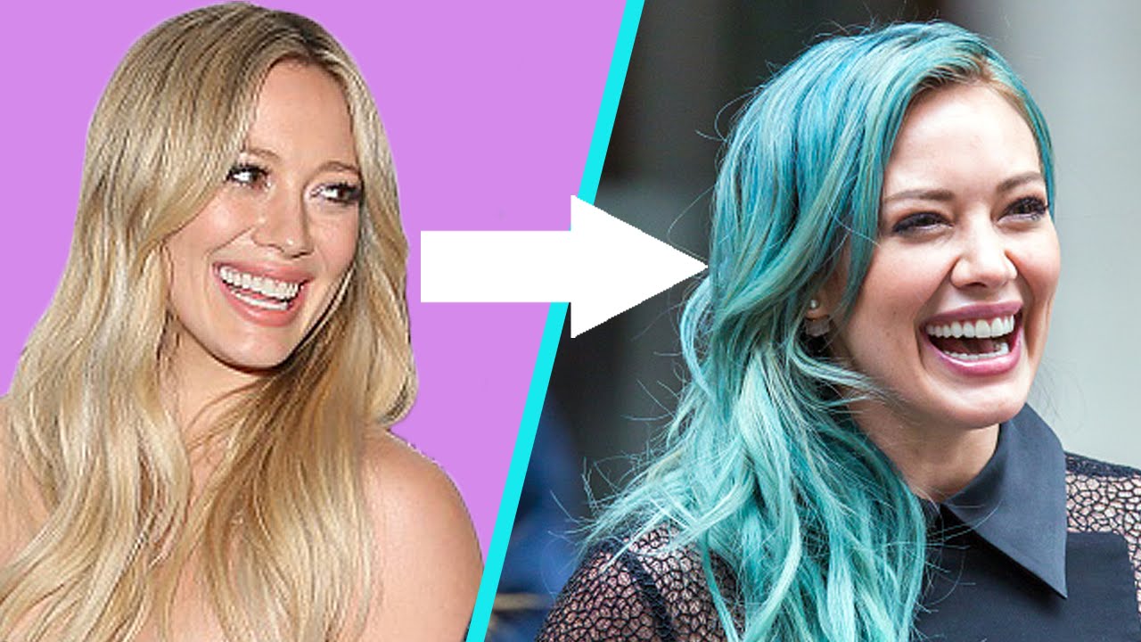 14 Celebs Rocking Badass Colorful Hair YouTube