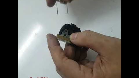 Dạy mài tông đơ lưỡi sứ - Quý PN - cách gắn lò xo bị bung