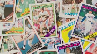 KSEE 24 News Cal Fire surprises girl with 25,000 baseball cards after losing her beloved collection