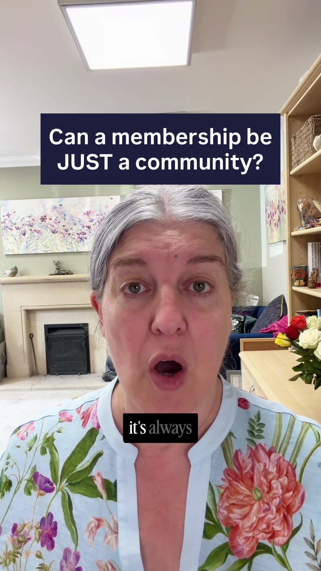 Can a Membership be Just a Community?