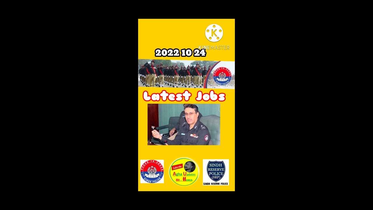 Latest Sindh police jobs 2022 new( SRP ) PTS