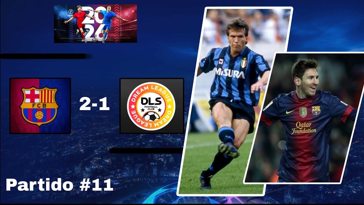 Mathaus y Messi hicieron desconectar al rival / Partido DLS Live #11