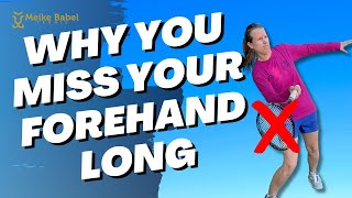 STOP missing your Tennis Forehand Deep - Includes Drills to fix this problem