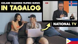 Icelandic Government Speaks TAGALOG on National TV THANKING FILIPINOS
