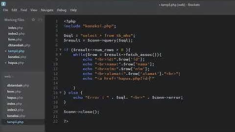 Kuliah online Pengembangan Aplikasi Berbasis Web Part 7 (STMIK SUMEDANG)