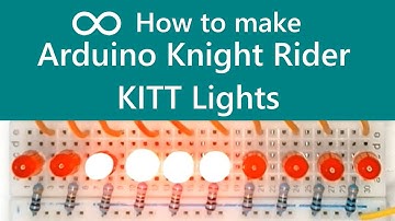 How to make Arduino Knight Rider KITT Lights Project