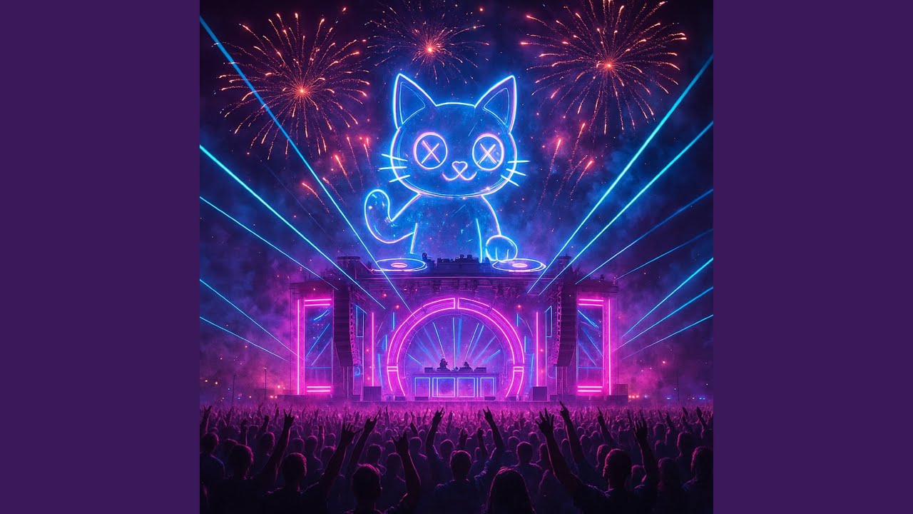 Neon Cat DJ _ Futuristic EDM Festival Drop