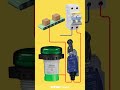 Limit Switch Triggering Conveyor Status Indication by Pilot Light.