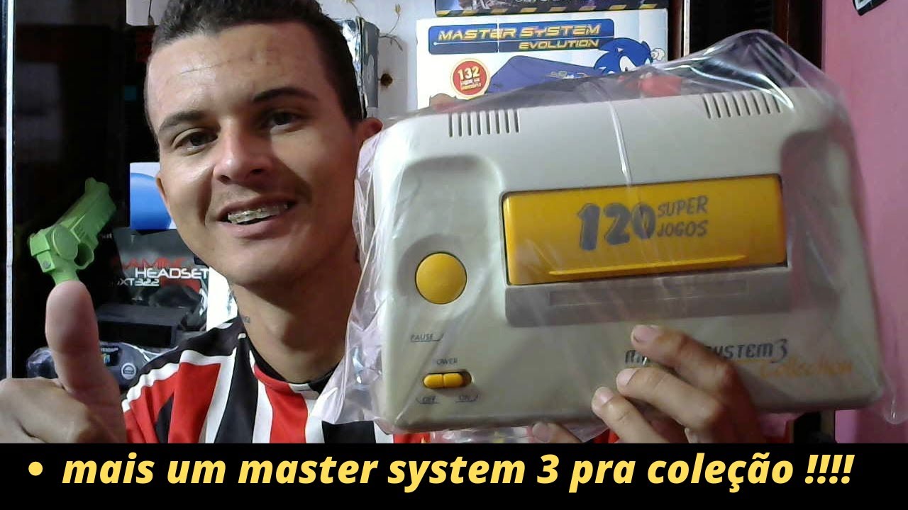 aquisição Master System Collection 3 / 120 Super Jogos