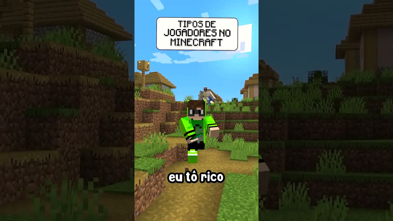 TIPOS DE JOGADORES DE MINECRAFT