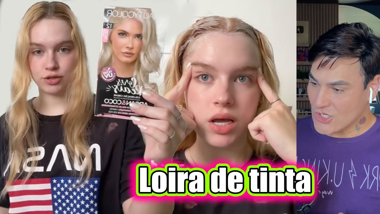 COMO FAZER O TÃO SONHADO LOIRO DE TINTA? DA CERTO EM TODO MUNDO? SEM DESCOLORIR?