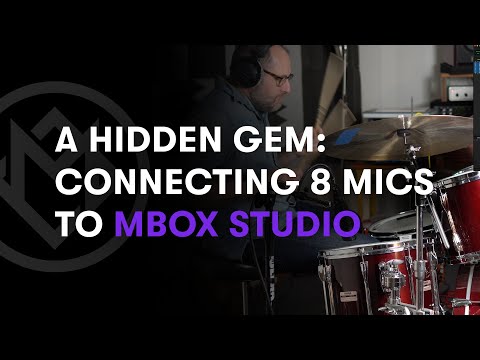 A Hidden Gem: Connecting 8 Mics to MBOX Studio