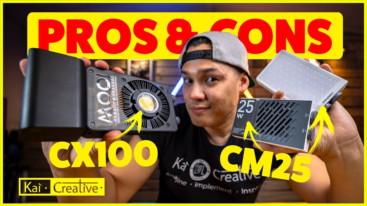 Brand New CX100 and CM25 Lights ZhiYun - Pros & Cons Review ...