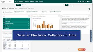Order an Electronic Collection in Alma