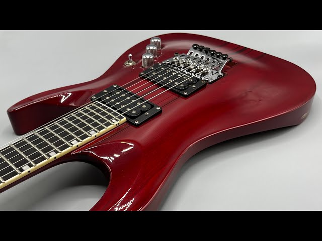 Edwards ESP E-HR-120D Horizon guitar in See Thru Red