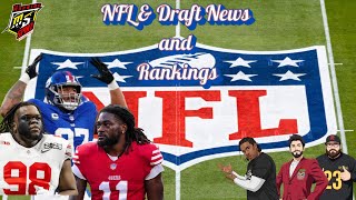 NFL News and DT Draft Rankings 📱