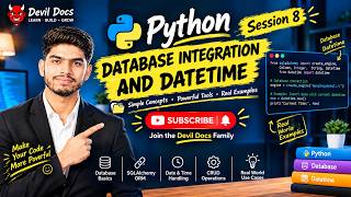 Python Database Integration & Datetime Explained 🔥 | SQLite, MySQL & datetime | Session 8