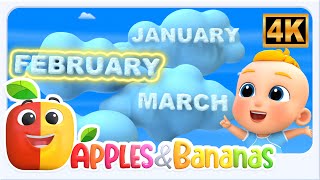 months year learn months fun animation nursery rhyme kids