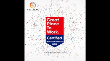 We are now Great Place to Work Certified | Adtechcorp