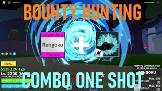 『Rengoku + Sharkman』Bounty Hunting Montage | Blox Fruits | Update 17 | GL Roblox