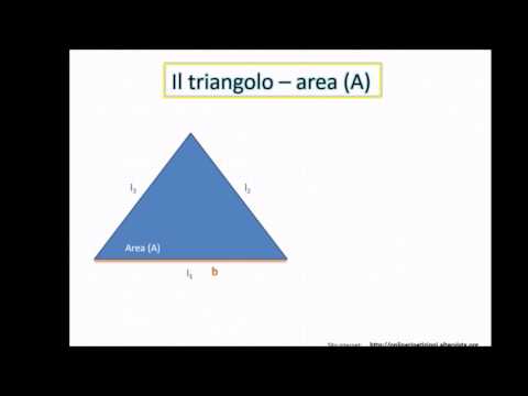 Triangolo - Perimetro e Area (formule e formule inverse)