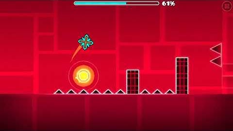 Geometry Dash walkthrough levels 1-21 [All coins]