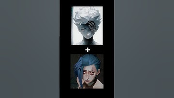 ✨ ARCANIFYING ✨ my Original Character #digitalart #arcane #shorts