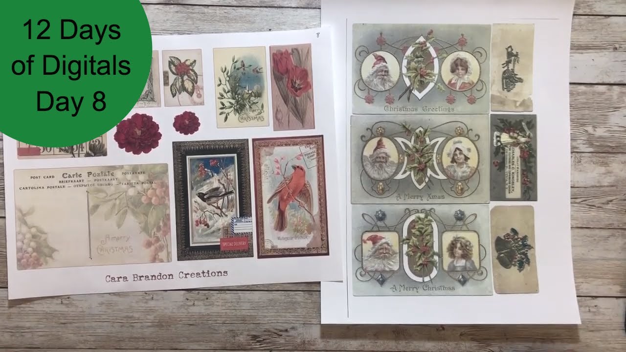 12 Days of digitals - Day 8 and FREEBIE