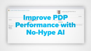 Faster Speed, Improved Accuracy, And Better Pdp Performance With No-Hype Ai Today In Salsify Pxm