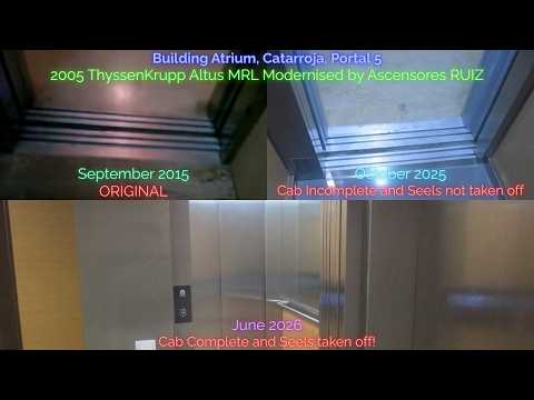 Retake of the modernised ThyssenKrupp Altus MRL at Building Atrium, Portal 5