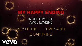 Avril Lavigne - My Happy Ending (Karaoke)