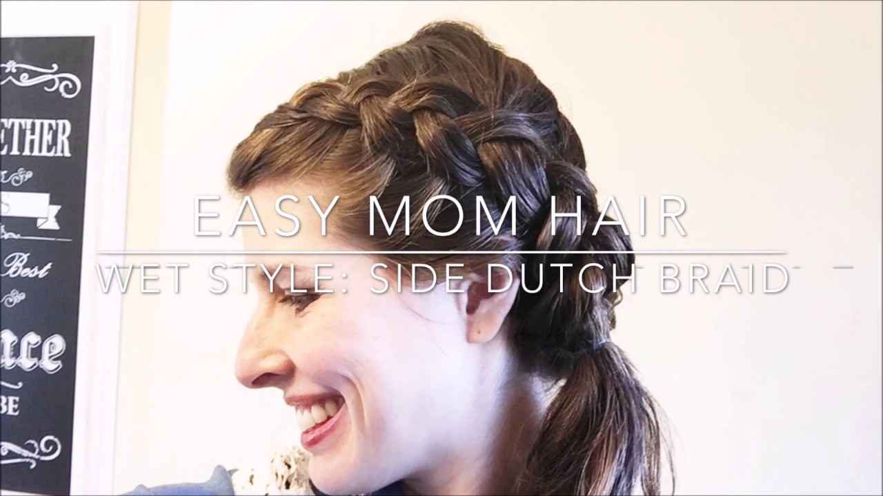 30 Simple Easy Hairstyles For Moms Using Wet Hair Step By Step