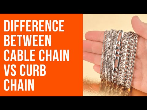 Cable Chain Vs Curb Chain Necklace