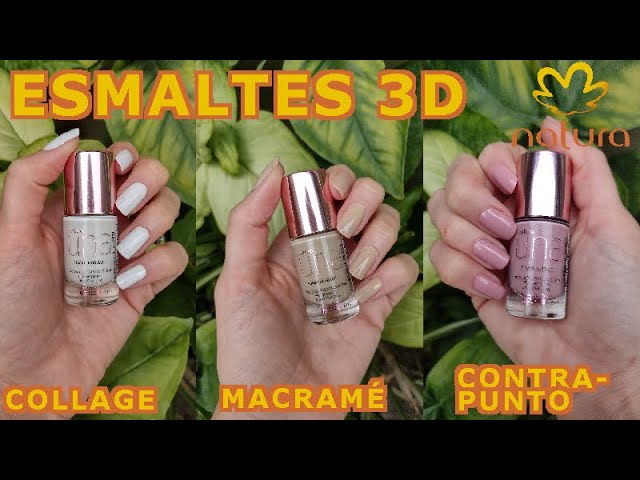 Esmaltes 3D Natura Una - Macramé - Contrapunto - Collage (Parte 2) - YouTube