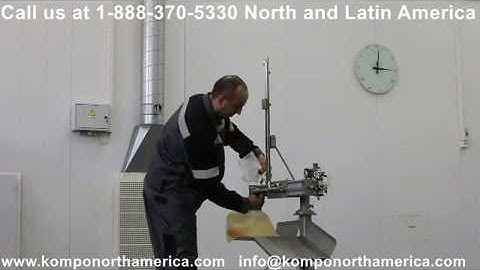 Horizontal bags clipping machine from KOMPO KNP