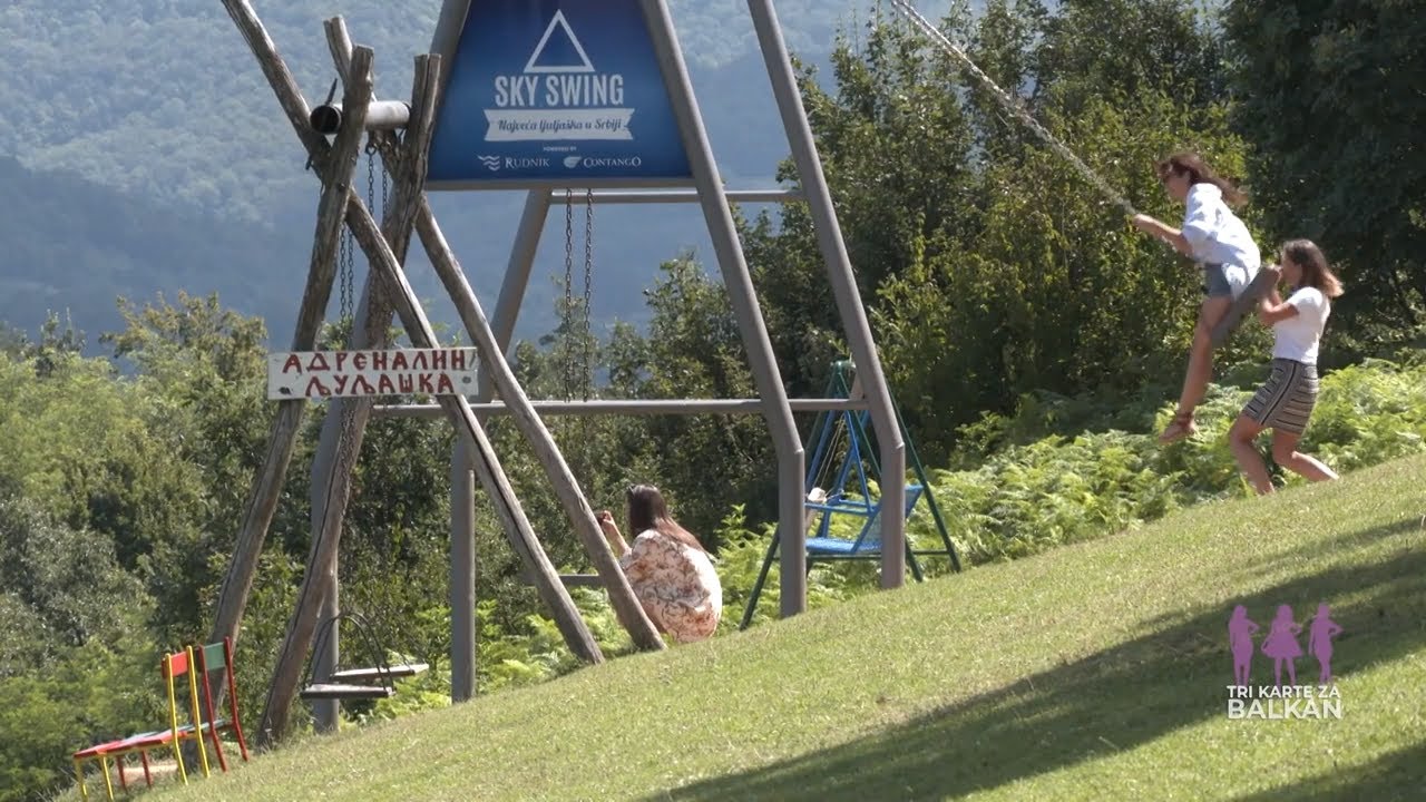 Čarolija na planini RUDNIK - Srpski HOLYWOOD Najveća LJULJAŠKA u Srbiji | TRI KARTE ZA BALKAN Ep.55